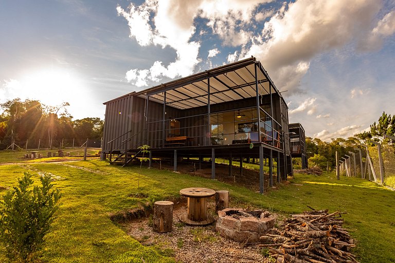 Container privativo com vista no Roteiro do Vinho