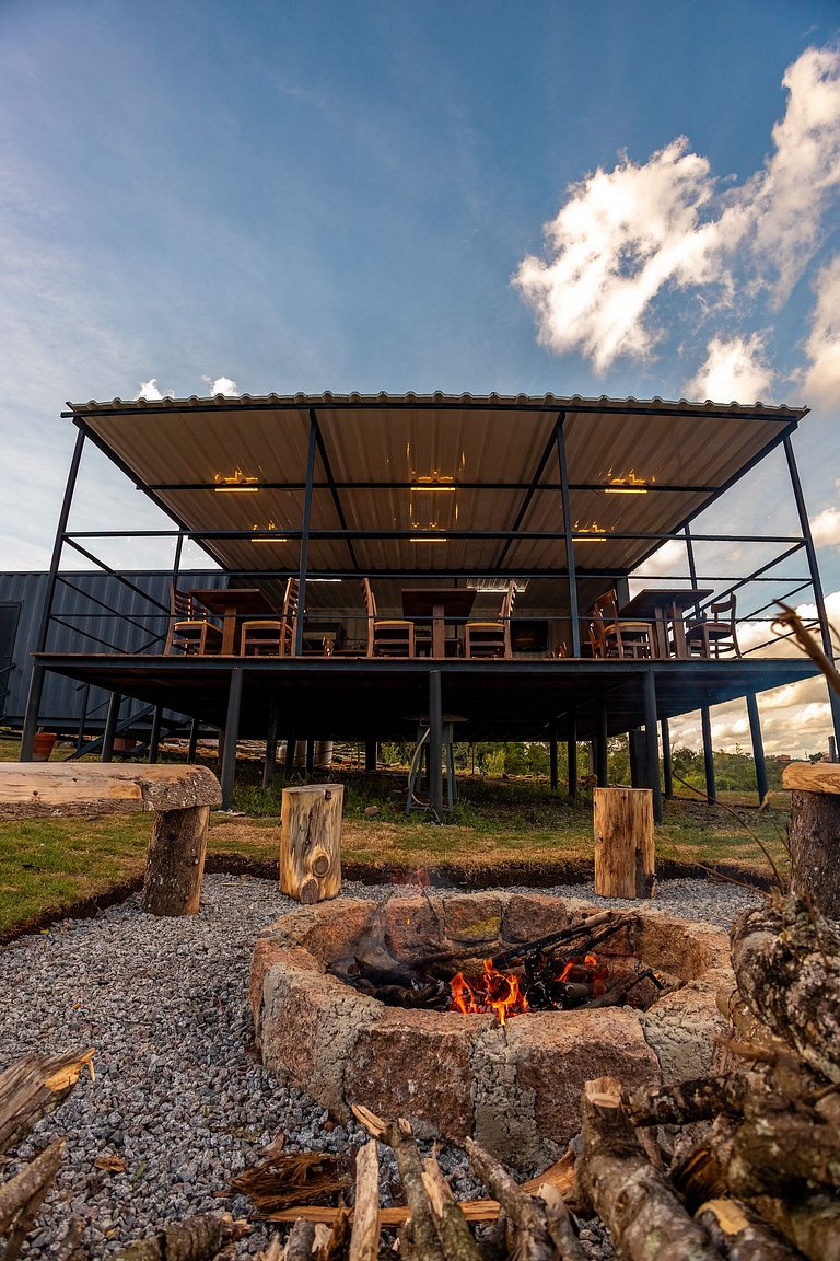 Container privativo com vista no Roteiro do Vinho